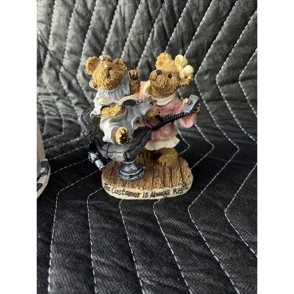 Boyds Bear Bearstone Alice Clipenship With Pita No Change Figurine 227774 - Picture 2 of 2